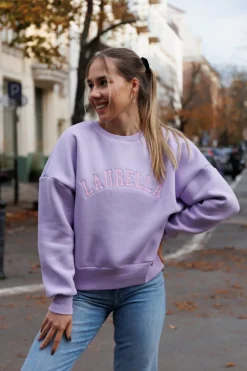 Bluza Lomi Lilac Logo