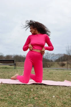 Bluzka Kisha Long Sleeve Magenta