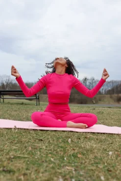 Bluzka Kisha Long Sleeve Magenta