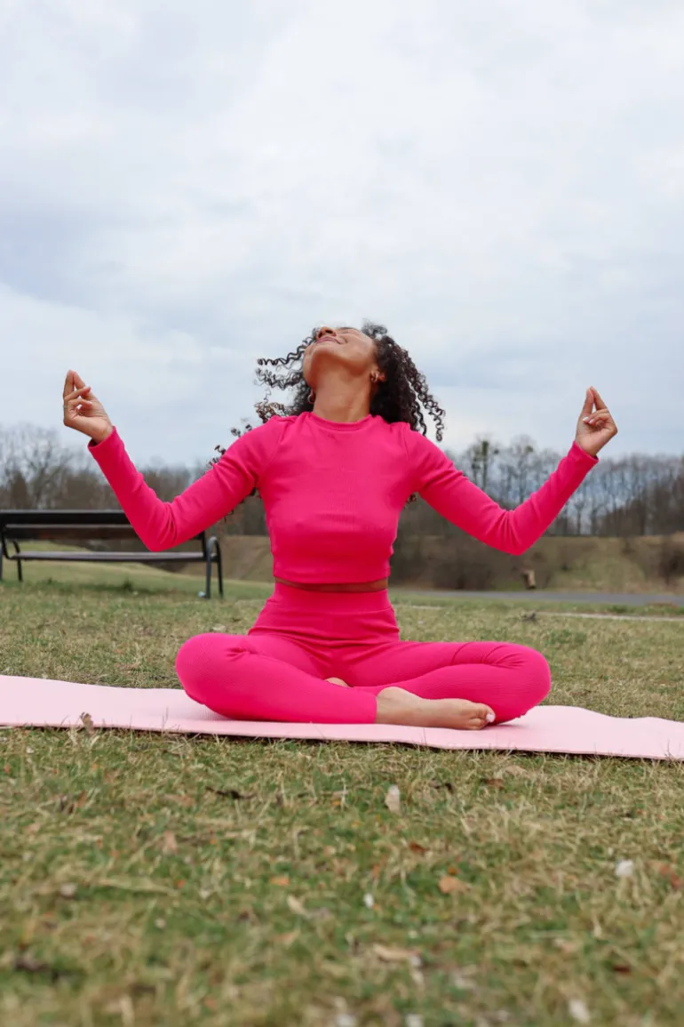 Bluzka Kisha Long Sleeve Magenta