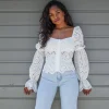 Bluzka Roseline White Lace