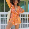 Kombinezon Collen Orange Patchwork