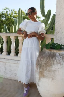 Komplet Kelsi White