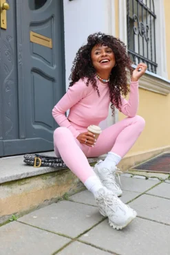 Legginsy Clare Coral Blush