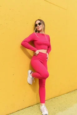 Legginsy Clare Magenta