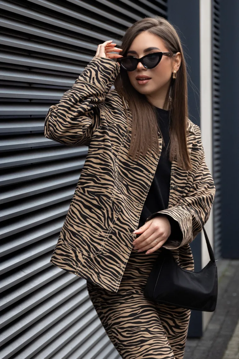 Marynarka Mertie Zebra
