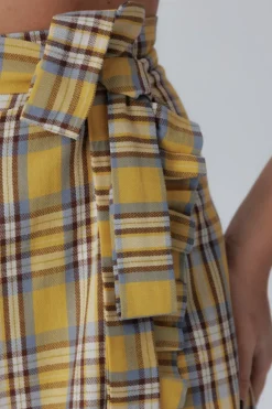 Spódniczka Cyndy Yellow Check
