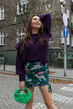 Spódniczka Miley Purple Flowers