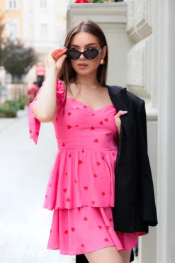 Sukienka Amelia Pink Hearts