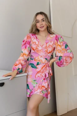 Sukienka Camila Pink Flowers
