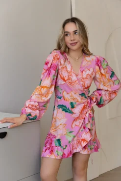Sukienka Camila Pink Flowers