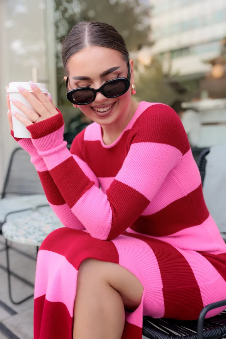 Sukienka Clara II Pink- Red