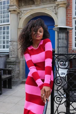 Sukienka Clara II Pink- Red