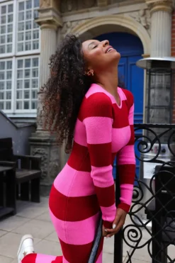 Sukienka Clara II Pink- Red