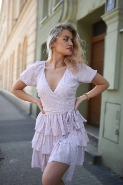 Sukienka Ganda Pastel Lavender
