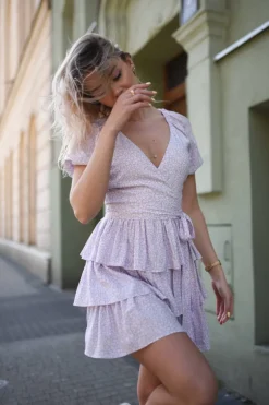 Sukienka Ganda Pastel Lavender