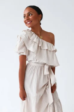 Sukienka Isa Beige