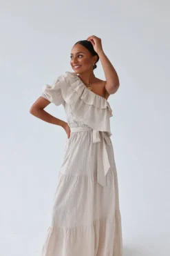 Sukienka Isa Beige