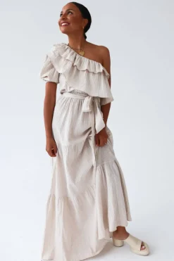 Sukienka Isa Beige