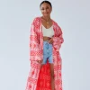 Sukienka Kimono Maxi Aztec
