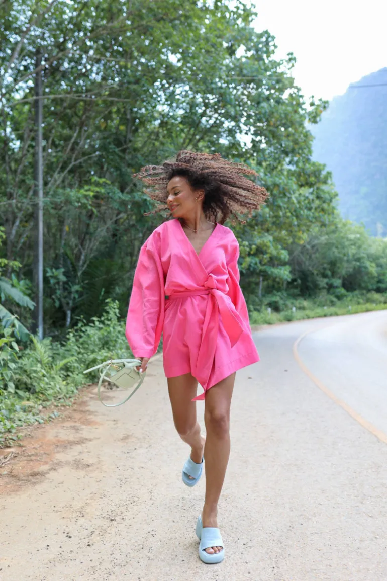 Sukienka Kimono Pink