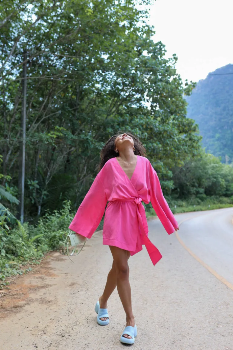 Sukienka Kimono Pink