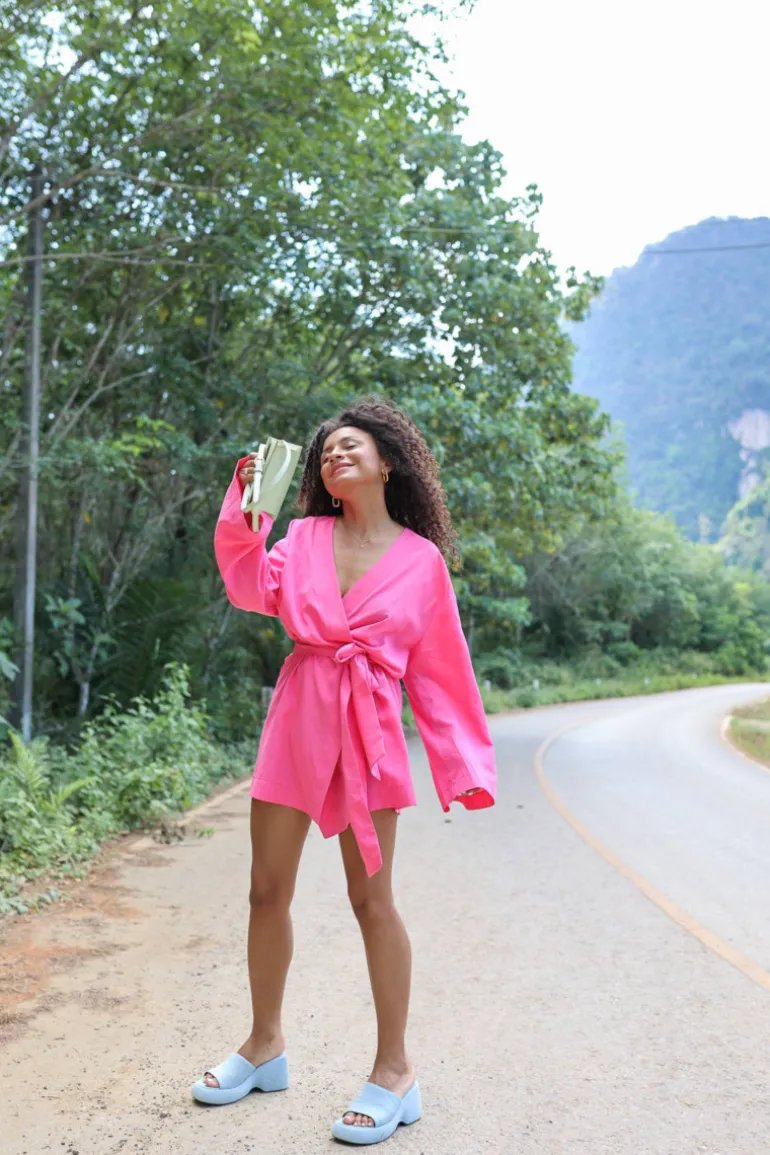 Sukienka Kimono Pink