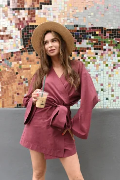 Sukienka Kimono Wild Roses