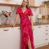 Sukienka Marline Wavy Pink