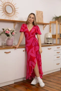 Sukienka Marline Wavy Pink