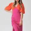 Sukienka Shaina Pink-Orange