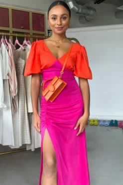 Sukienka Shaina Pink-Orange
