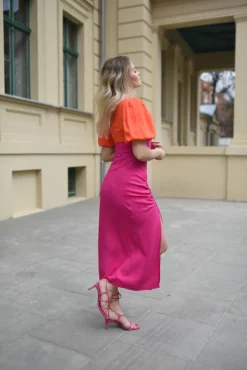 Sukienka Shaina Pink-Orange