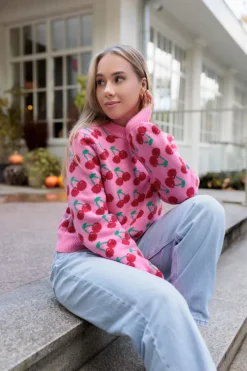 Sweter Cecille Pink Cherry