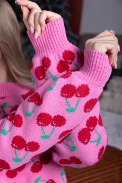 Sweter Cecille Pink Cherry