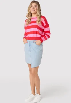 Sweter Lizzie Long Pink - Red