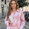 Sweter Maddie Dusty Pink
