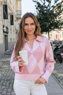 Sweter Maddie Dusty Pink