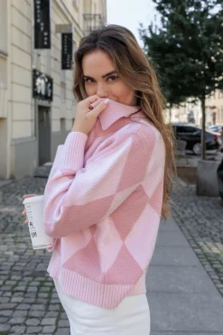 Sweter Maddie Dusty Pink