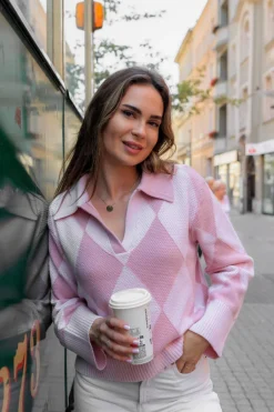 Sweter Maddie Dusty Pink