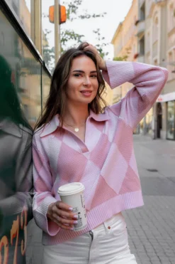Sweter Maddie Dusty Pink