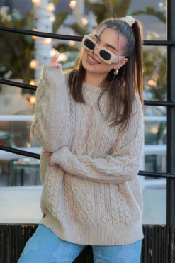 Sweter Ruby Natural Beige