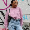 Sweter Ruby Pink Melange