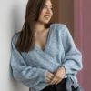 Sweter Vonnie Blue Melange
